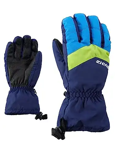Ziener Kinder Lett AS Junior Ski-Handschuhe – Wasserdicht und Atmungsaktiv