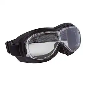 Piwear Motorradbrille Toronto – Retro Schutzbrille für Brillenträger