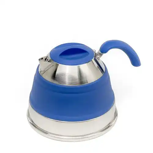 Faltbarer Wasserkocher von Sammart zusammenklappbarer Silikon-Wasserkocher