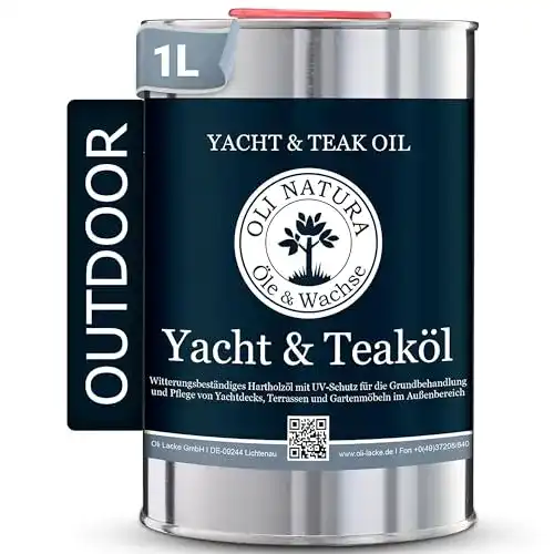 Holzöl OLI NATURA Yacht & Teaköl für Außenanwendungen 1 Liter