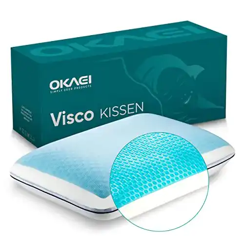 Kühlendes Kopfkissen Okaei Memory Foam Kissen ergonomisch