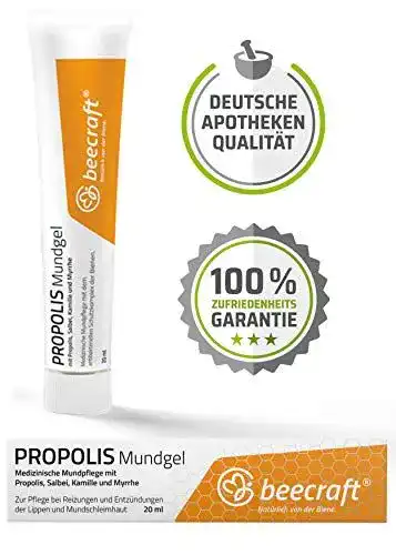 Mundsalbe Beecraft Propolis 20 ml Mundgel für die Mundpflege