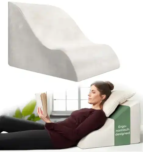 Keilkissen WELL B4 Lesekissen für Bett und Sofa, bequem