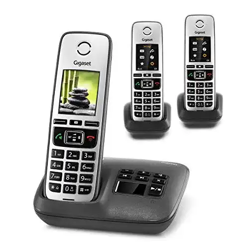 Schnurloses Telefon-Trio Gigaset Family mit Anrufbeantworter