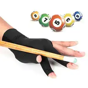 Ipenny Billardhandschuh für Linkshänder mit 3-Finger-Design