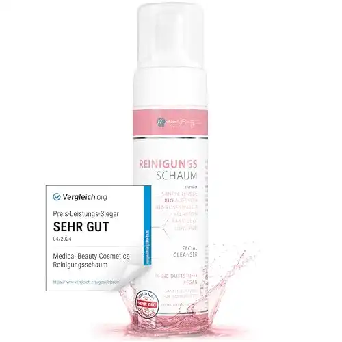 Gesichtsreinigung mit Reinigungsschaum von Medical Beauty Cosmetics