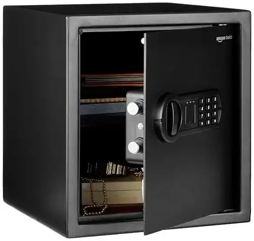 Tresor Amazon Basics elektronischer Stahltresor für sicheren Schutz