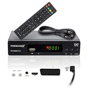 Satelliten-Receiver PremiumX HD 520SE-B FTA Digitaler SAT-TV Receiver