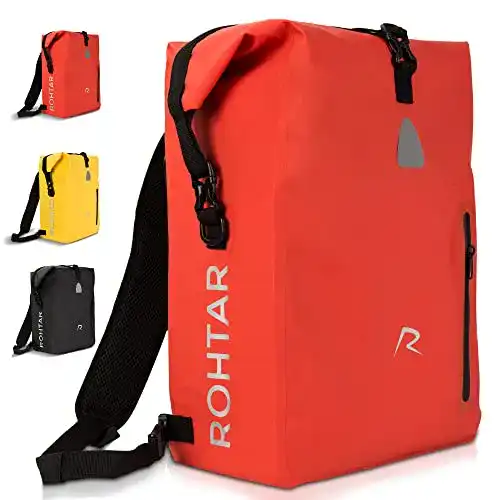 Fahrradtaschen von Rohtar für Gepäckträger und Rucksack