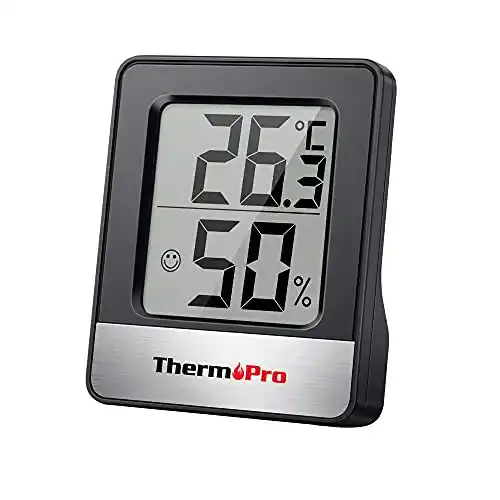 Digitales Mini-Thermometer und Hygrometer ThermoPro TP49B für Innenräume