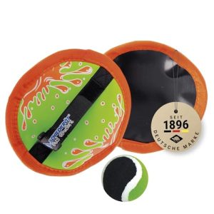 Klettballspiel Schildkröt Neopren Set mit 2 Handfängern und Ball
