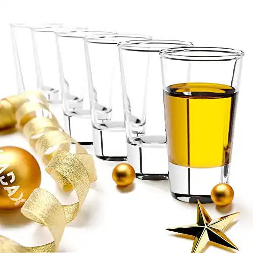 Schnapsgläser Kadax 6er Set 28ml für Alkohol und Shots