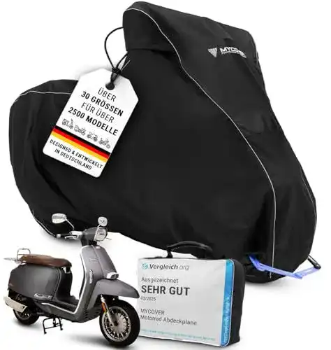 Motorrad Abdeckplane MYCOVER handgefertigte Abdeckung für Roller