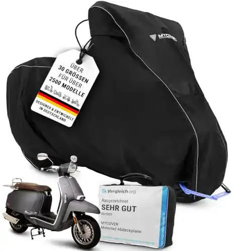 Motorrad Abdeckplane MYCOVER handgefertigte Abdeckung für Roller