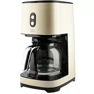 KHG Retro Filter-Kaffeemaschine KA-185 CE in Creme mit 12 Tassen Kapazität