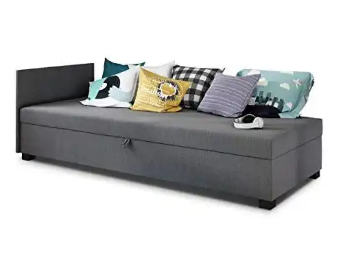 Schlafsofa Misti II mit Bettkasten – Multifunktionales Einzelbett