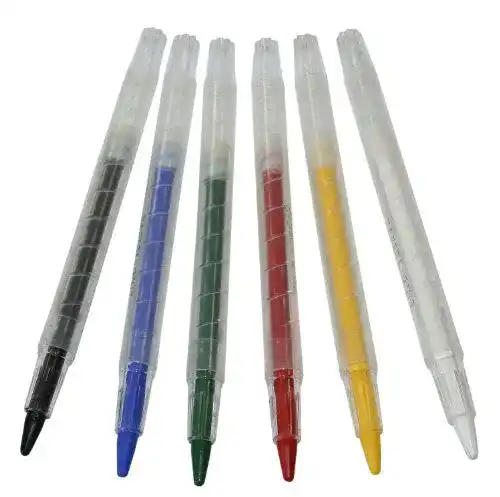 Schminkstifte Eulenspiegel Color Twister, 6 Farben für Schminken