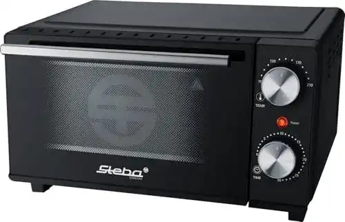 Steba Mini Backofen mit 9 Litern Volumen und Ober- und Unterhitze