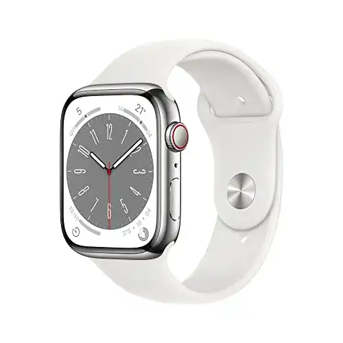 Smartwatch Apple Watch Series 8 mit GPS und Cellular (45mm)