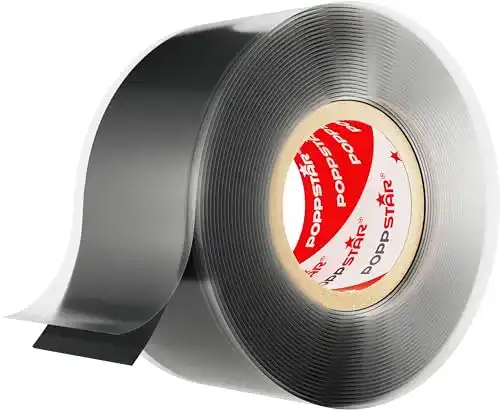Selbstverschweißendes Klebeband Poppstar Silikonband 3m x 25mm schwarz