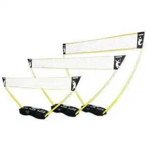 Beachvolleyballnetz Hammer 3 in 1 Set für Volleyball und Mehrsport