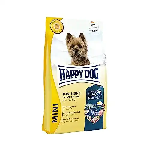 Happy Dog 60101 Mini Light Trockenfutter für Hunde, 4 kg