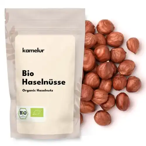 Bio Haselnüsse Kamelur 1kg naturbelassen ohne Zusätze