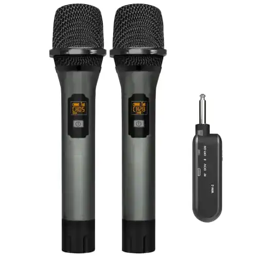 Funkmikrofon VeGue Kabelloses Mikrofon UHF Dual