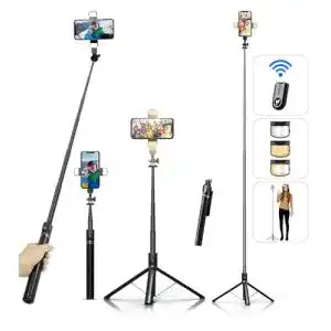 Selfie Stick Ashiner für Smartphone mit Stativ und Fernbedienung