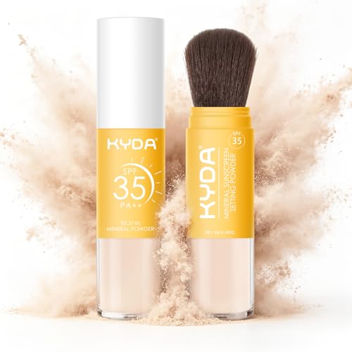 Sonnenschutzpuder Kyda Mineral Sunscreen Setting Powder für Gesicht und Kopf
