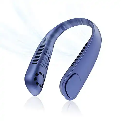 Tragbarer Nackenventilator mit 9000 mAh und 18 Stunden Betriebszeit