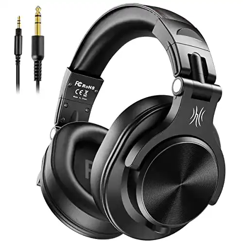 OneOdio Over Ear Kopfhörer für DJ, geschlossener Studio Kopfhörer mit Kabel