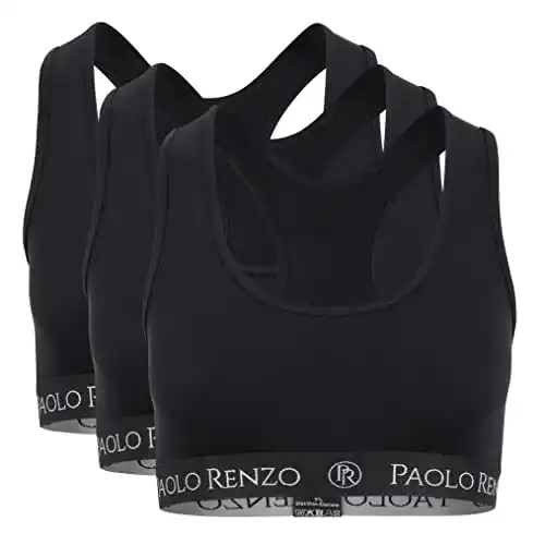 Sport-BH Paolo Renzo Damen Bustier Sport LINE 3 Stück