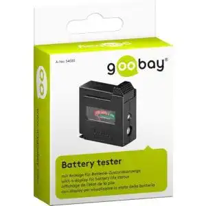 Batterietester Goobay 54020 für verschiedene Batterien und Akkus