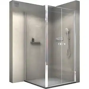 Bernstein Duschkabine EX416-2 90×90 cm aus 6 mm ESG Glas