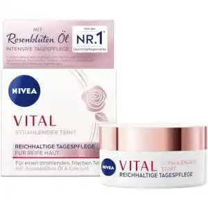 Nivea Vital Tagescreme für reife Haut mit Rosenblütenöl und Calcium