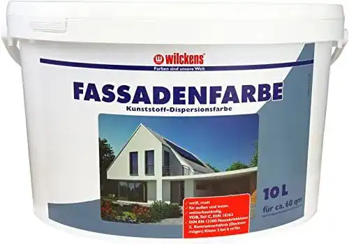 Wilckens Fassadenfarbe, 10 Liter, Weiß
