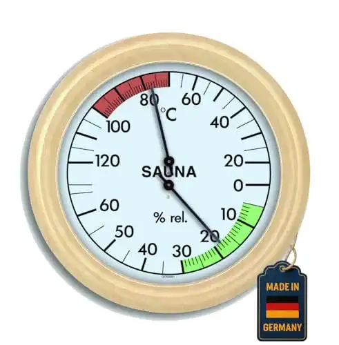 Sauna-Thermometer TFA Dostmann Analog Präzise Messung für Ihre Sauna
