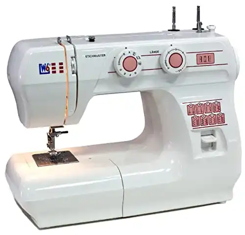 Freiarm-Nähmaschine W6 Wertarbeit N 1615 mit 17 Nähprogrammen