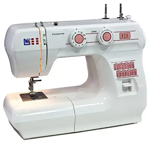Nähmaschine W6 Wertarbeit N 1615 mit Freiarm und Nutzstichprogrammen