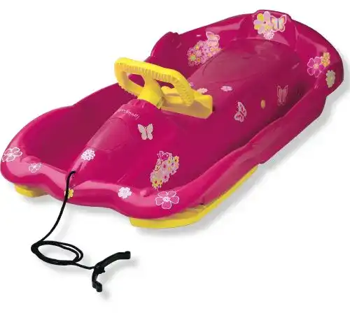 Alpengaudi Bob Space Pink Schlitten für Jugendliche und Unisex