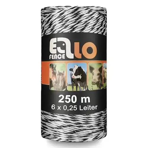 Weidezaunlitze Ellofence Ellofarm 6 Leiter Nirosta 250m