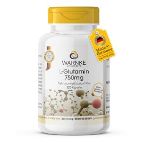 Glutamin Kapseln Warnke Vitalstoffe 3000mg – 120 Kapseln