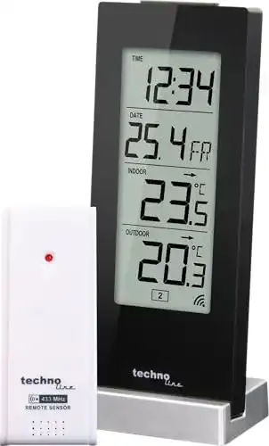 Technoline Wetterstation WS 9767 mit Funkuhr und Weckalarm