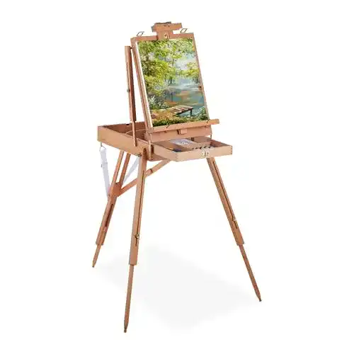 Kofferstaffelei aus Holz für Erwachsene von Relaxdays