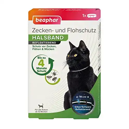 Zeckenhalsband für Katzen von Beaphar – Schutz vor Zecken und Flöhen