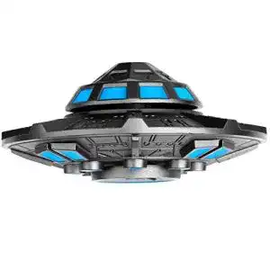 Fidget Spinner aus Metall mit leuchtendem UFO-Design