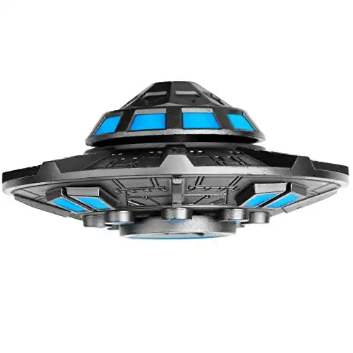Fidget Spinner aus Metall mit leuchtendem UFO-Design
