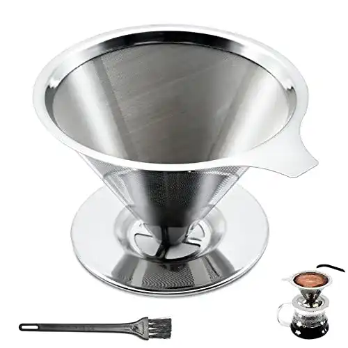 Edelstahl Kaffeefilter von XunHe – Wiederverwendbare Filter für 6 Tassen