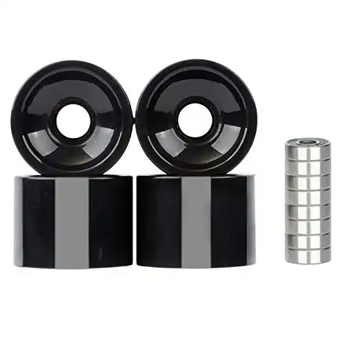 NONMON Longboard Rollen 70mm 80A für Cruiser und Skateboards